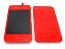 iPhone 4S Κόκκινο Full Kit LCD + Touch Screen + Frame Assembly + Home Button & Back Cover