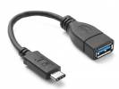 USB 3.1 Type C Male to USB 3 A Female OTG Cable - Black CAB-UC003
