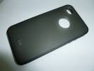 Clear Soft Flexible iPhone 4/4S TPU Silicone Case Mobile Cover - Μαύρο I4SCB OEM