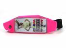 Universal Outdoor Sport Waist Bag Waterproof Fitness Running Belt Pouch Cover Case pink (OEM)