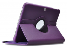 Leather Rotating Case for Samsung Galaxy Tab 4 10.1 SM-T530 Purple (OEM)