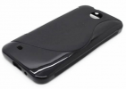 Θήκη TPU Gel S-Line for HTC Desire 300 Μαύρο (OEM)