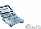 Game Boy Advance SP shell Pearl-Blue Game Boy Advance SP shell Pearl-Blue