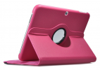 Leather Rotating Case for Samsung Galaxy Tab 4 10.1 SM-T530 Magenta (OEM)