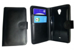 Sony Xperia T Lt30p Leather Wallet Case Black SXTLT30PLWCB OEM