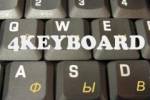 Russian Cyrillic transparent keyboard stickers yellow Russian Cyrillic transparent keyboard stickers yellow