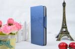 Leather Wallet Stand/Case for Alcatel One Touch Pop C9 OT-7047D Blue (OEM)