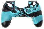 Silicone skin for PS4 Camouflage Styles Blue And Black
