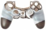 Silicone skin for PS4 Camouflage Style Brown And White