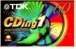 Κασέτα ήχου TDK CDing1 60min Κασέτα ήχου TDK CDing1 60min