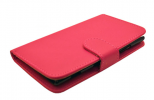 Nokia Lumia 800 - Leather Wallet Case Magenta  (OEM)