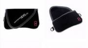 Black wallet  Protective Soft Cloth Pouch for NDS Lite (Oem) (Bulk)