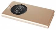 Meizu M2 Note - Leather Case With Windows Gold (OEM)