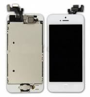 iPhone 5 Complete LCD with front camera, Speaker and Home Button in white iPhone 5 Complete LCD with front camera, Speaker and Home Button in white