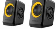 SONIC GEAR - QUATRO 2 2 SPEAKER System Black/Yellow SONIC GEAR - QUATRO 2 2 SPEAKER System Black/Yellow