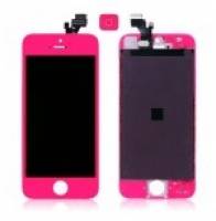 iPhone 5 Complete LCD, Digitizer & Frame Assembly in Neon Pink with Home Button (Repair Parts)