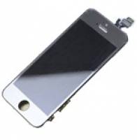 iPhone 5 Silver LCD, Digitizer & Frame Assembly with Home Button (Repair Parts)