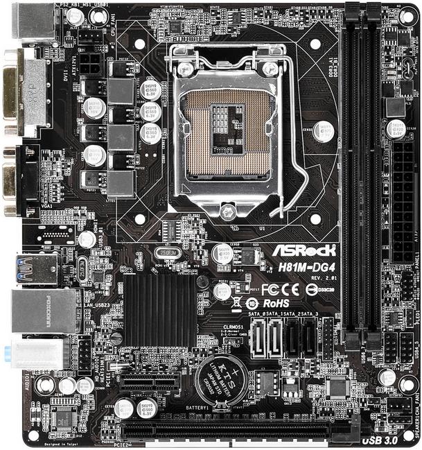 ASROCK MOTHERBOARD H81M-DG4, S1150, DDR3, MATX in category Information ...
