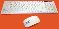 Wireless Stylish Keyboard Mouse Set White (ΟΕΜ)