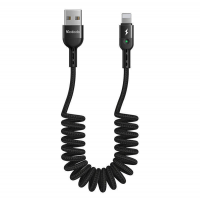 Mcdodo Spiral USB-A to Lightning Cable Black 1.8m (CA-6410)