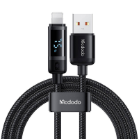 Mcdodo Braided USB-A to Lightning Cable 12W Black 1.2m (CA-5000)