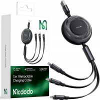 Mcdodo Flat / Retractable USB to Lightning / Type-C / micro USB Cable  (CA-3730)
