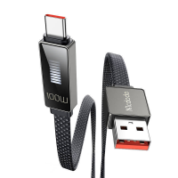 Mcdodo LED USB 2.0 Cable USB-C male - USB-A 100W Black 1.2m (CA-4980)