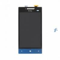 HTC Windows Phone 8S Complete Lcd and Digitizer touchpad in Black and blue HTC Windows Phone 8S Complete Lcd and Digitizer touchpad in Black and blue