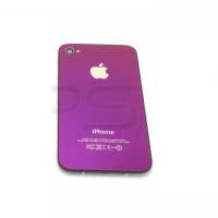 iPhone 4 Metallic Purple Back Cover with Frame (Repair Parts)