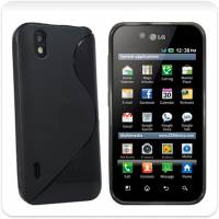 LG Optimus Black P970 TPU S Line θήκη σιλικόνης Μαύρη OEM