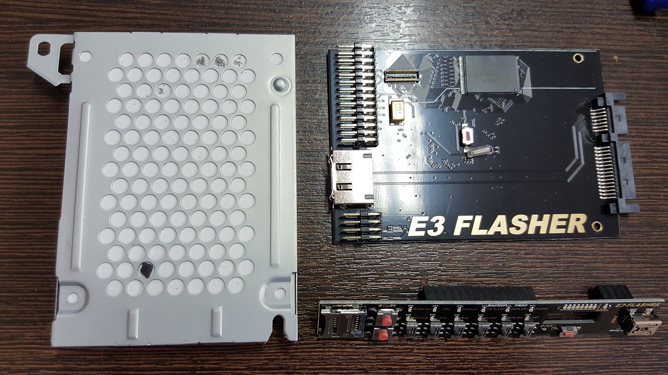 E3 Nor Flasher Downgrade PS3 3.73 To 3.55 χωρίς το E3 NOR CLIP
