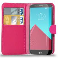 LG G4 (H815) - Leather Wallet Case Magenta (OEM) LG G4 (H815) - Leather Wallet Case Magenta (OEM)