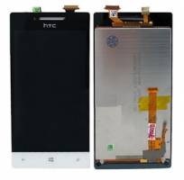 HTC Windows Phone 8S Complete Lcd and Digitizer touchpad in Black and White HTC Windows Phone 8S Complete Lcd and Digitizer touchpad in Black and White