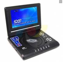 PORTABLE EVD DVD WITH TV PLAYER 7.8" , CARD READER/USB, GAME