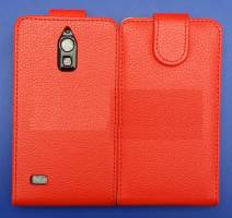 Huawei Ascend G526 - Leather Flip Case Red (OEM) Huawei Ascend G526 - Leather Flip Case Red (OEM)