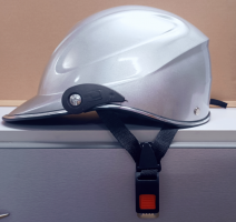Motorcycle helmet for urban use Intended for scooter and duck riders Silver One size