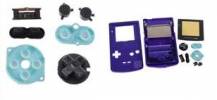 Game Boy Color complete shell with buttons - purple color