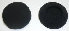 Ανταλλακτικά Αφρώδη Μαξιλαράκια για Ακουστικά Κεφαλής 2 τεμαχίων 4cm Μαύρο (OEM) (BULK)