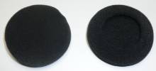 Replacement Foam Earpads for Headset 2 pieces 5.5cm Black (OEM) (BULK)