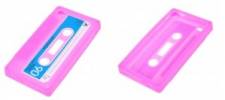 Unique Protective Retro Cassette Tape Silicon Case for iPhone 4 - 
