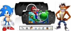 Handheld Console Game Player 8gb with 2500 games, black color - OEM