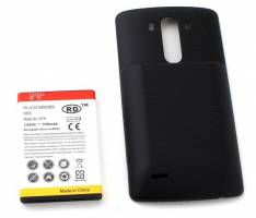 Extended Battery 3.8V 7500mAh with Black Back Cover for LG G3 D855 (OEM) (BULK) Extended Battery 3.8V 7500mAh with Black Back Cover for LG G3 D855 (OEM) (BULK)