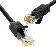 Ugreen U/UTP Cat.6 Καλώδιο Δικτύου Ethernet 1m Μαύρο