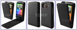 Leather Flip Case for  HTC DESIRE HD G10 Black (ΟΕΜ)