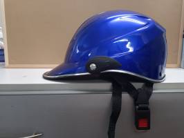 Motorcycle helmet for urban use Intended for scooter and duck riders Blue One size