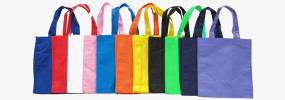 Non woven bags by standard quality virgin polypropylene raw material  VARIOUS COLOURS.
