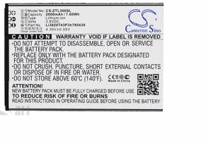 Συμβατη μπαταρια για ZTE WZ-ZTL300SL 3.8 volt Li-ion 2000mAh της Cameron Sino Συμβατη μπαταρια για ZTE WZ-ZTL300SL 3.8 volt Li-ion 2000mAh της Cameron Sino