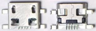Tablet, PC, Smartphone, mobile phone Charge socket Micro USB Connector for Lenovo 5 Pin plug jack - Type M (OEM)