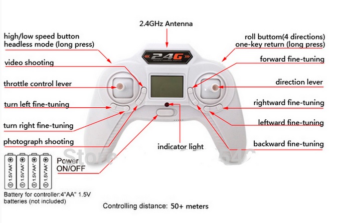 Τηλεκατευθυνόμενο Ελικόπτερο Mini star UFO Gyro RC Quadcopter