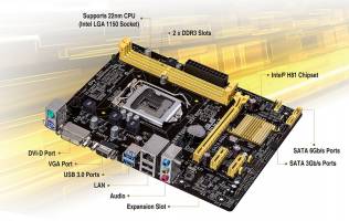 ASUS H81M-K Micro-ATX 1150 (MTX) ASUS H81M-K Micro-ATX 1150 (MTX)